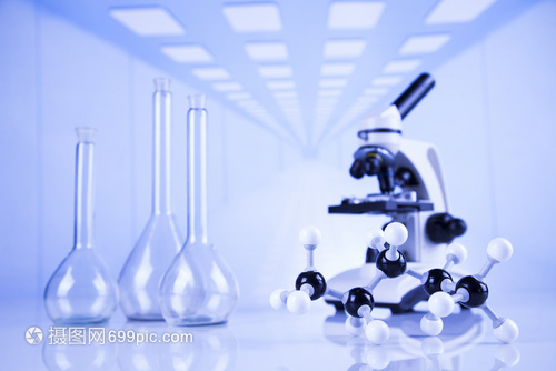 化學科實驗室玻璃材料背景